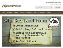 Tablet Screenshot of dollarlandstore.com